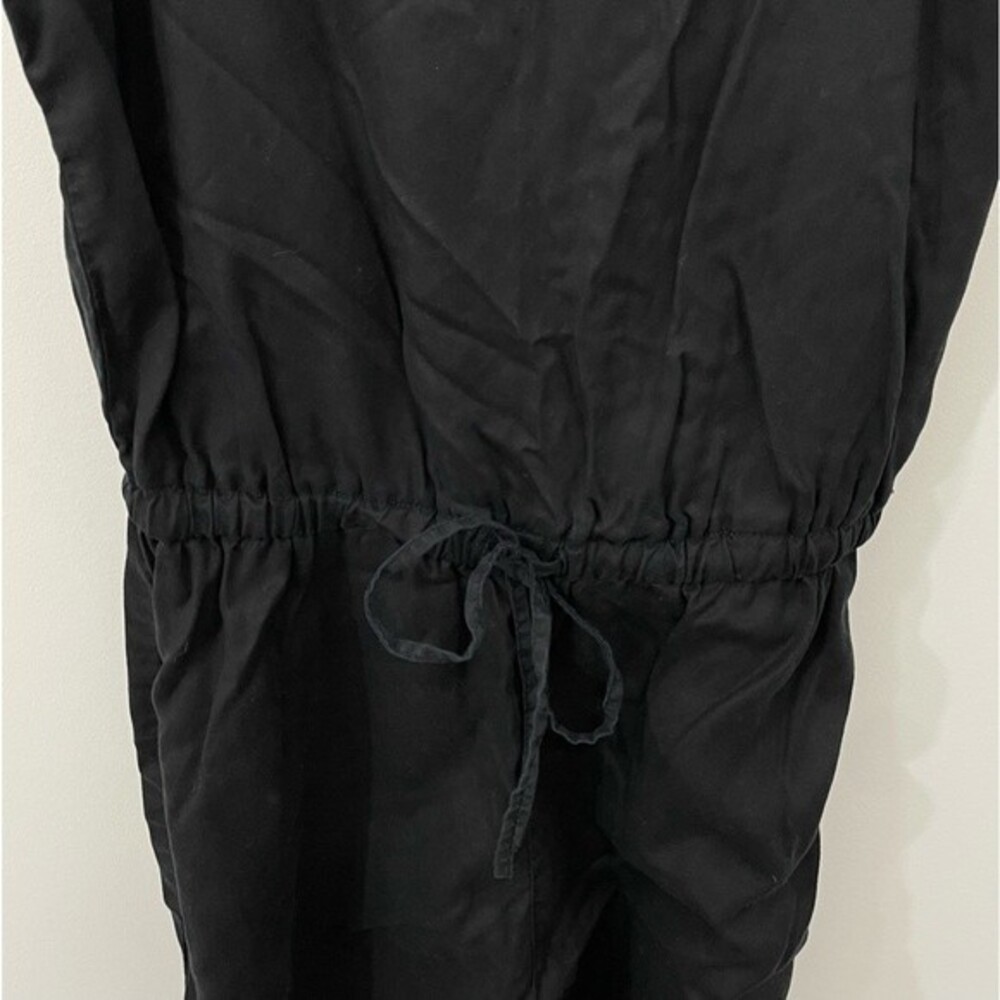 Wilfred Free Aritzia Little Black Romper Size SMALL Drawstring‎ Waist - Picture 8 of 8